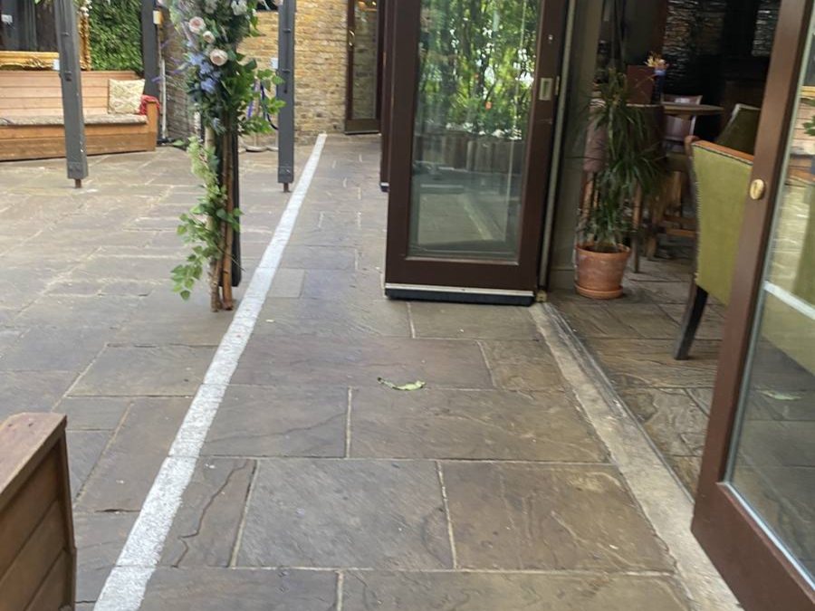 Courtyard Access, before