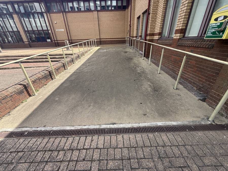 Disabled Access Ramp, before