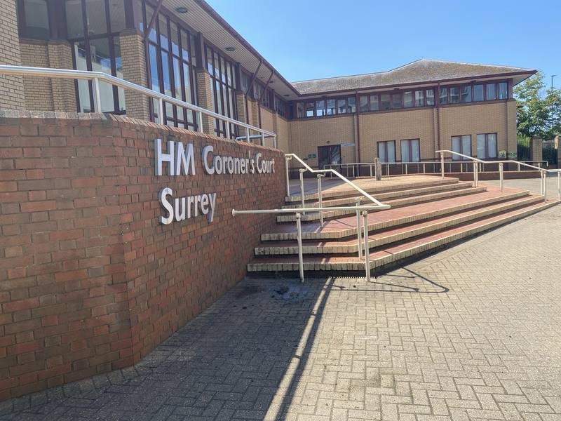 Entrance signage & steps, cleaned and refreshed