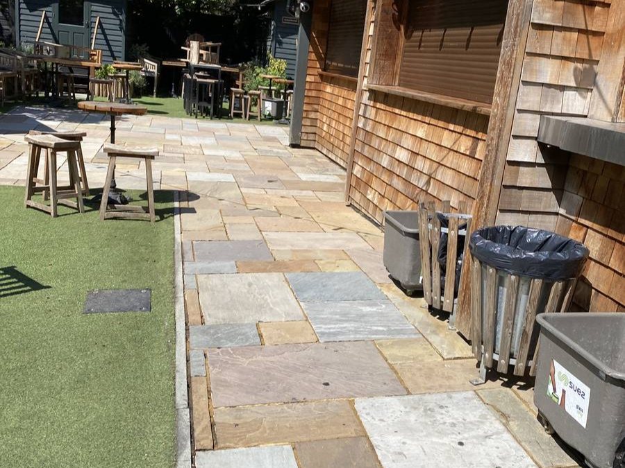 Outside Bar & Servery Path, after