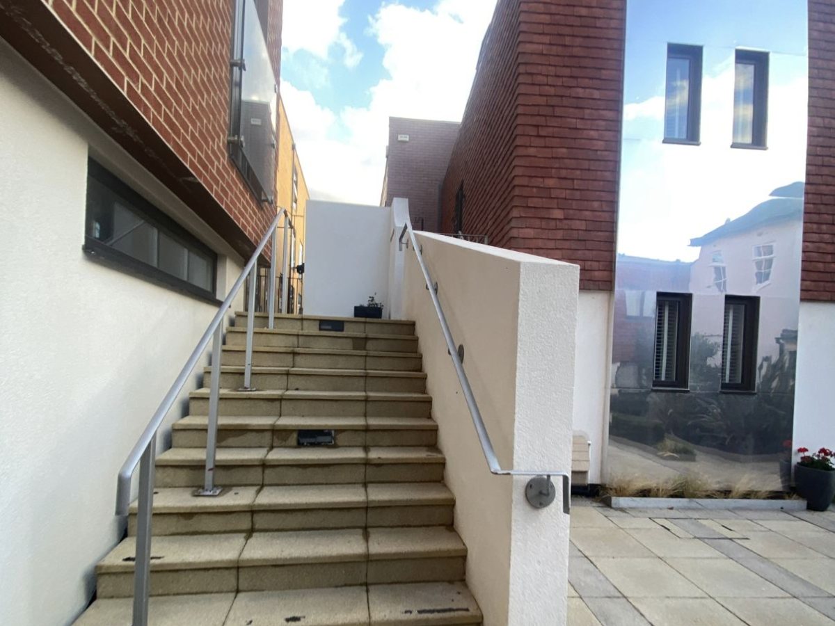 Rear Access Stairwell, after