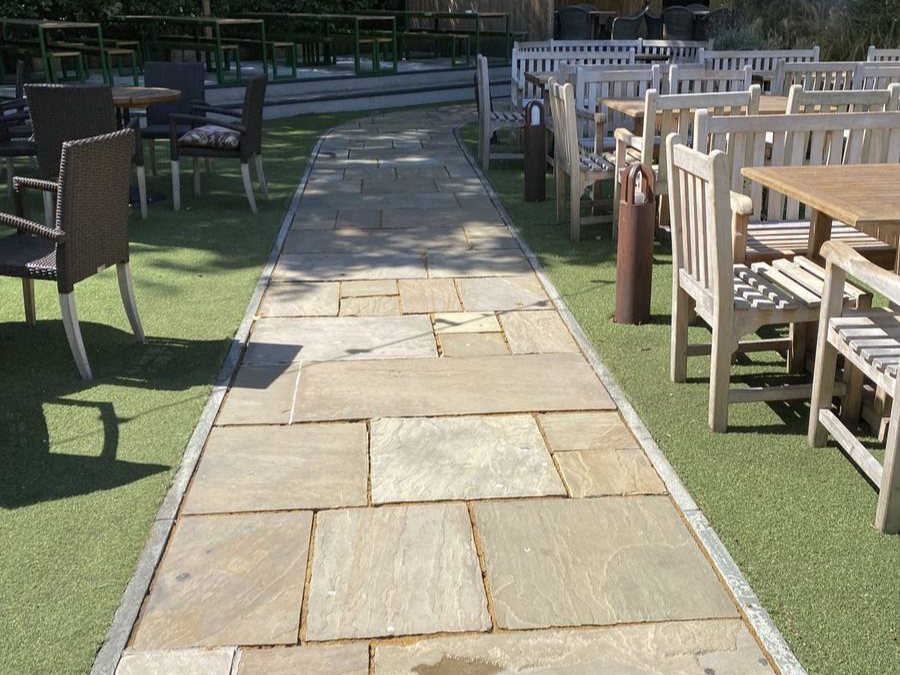 Rear Garden Pathway, after