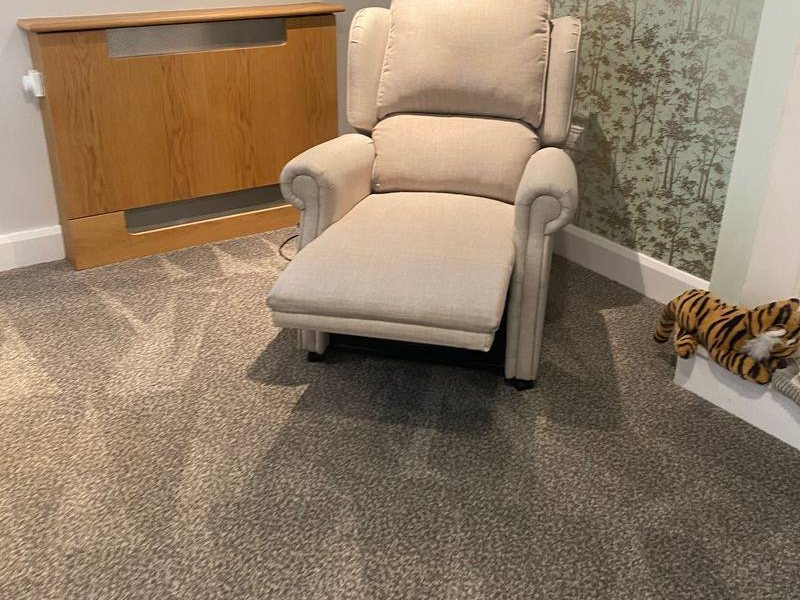 Resident armchair, upholstery freshened up