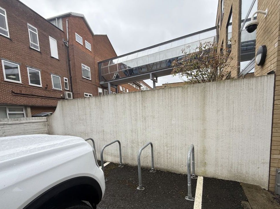 Vehicle Access & Parking Corner, before
