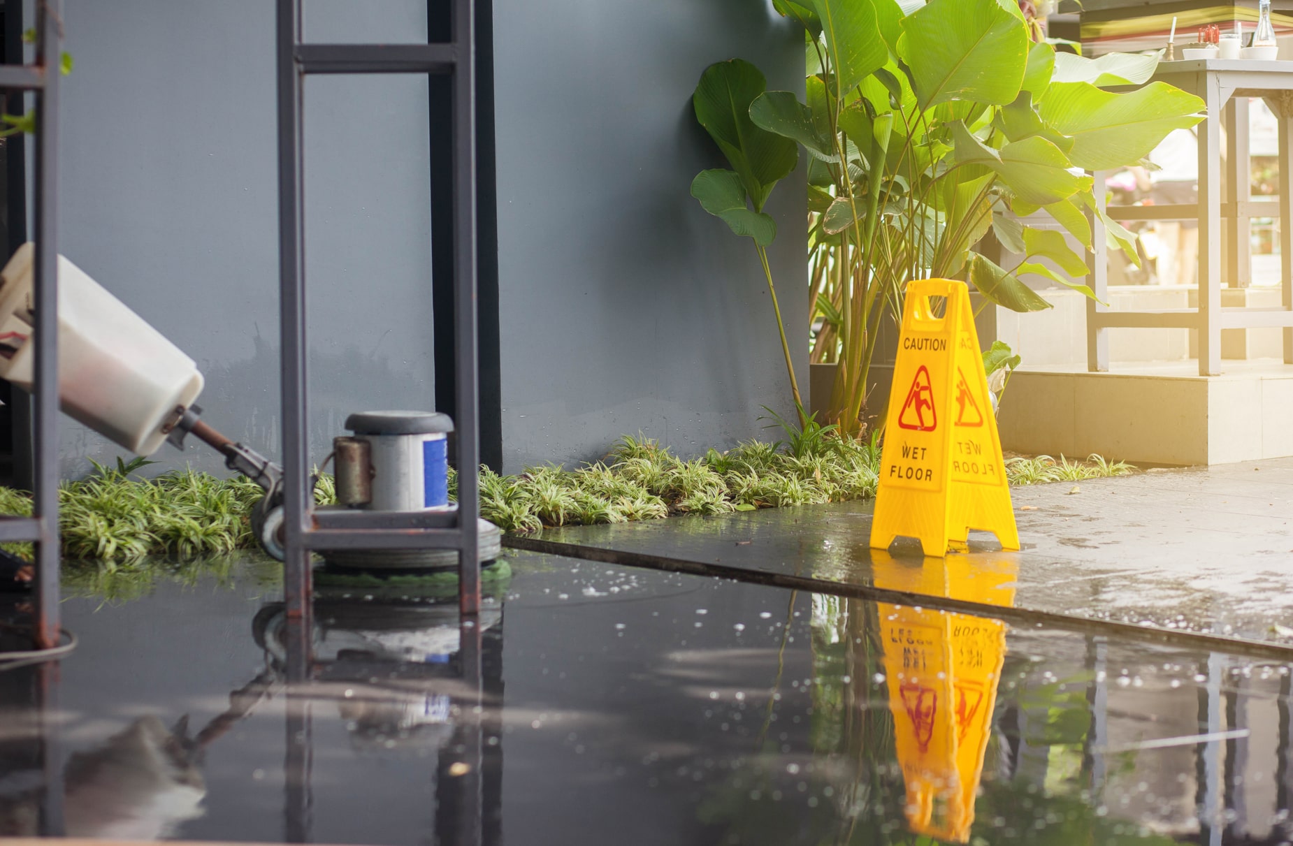 commercial floor cleaning